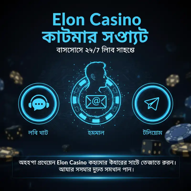 Elon Casino কাস্টমার সাপোর্ট টিম